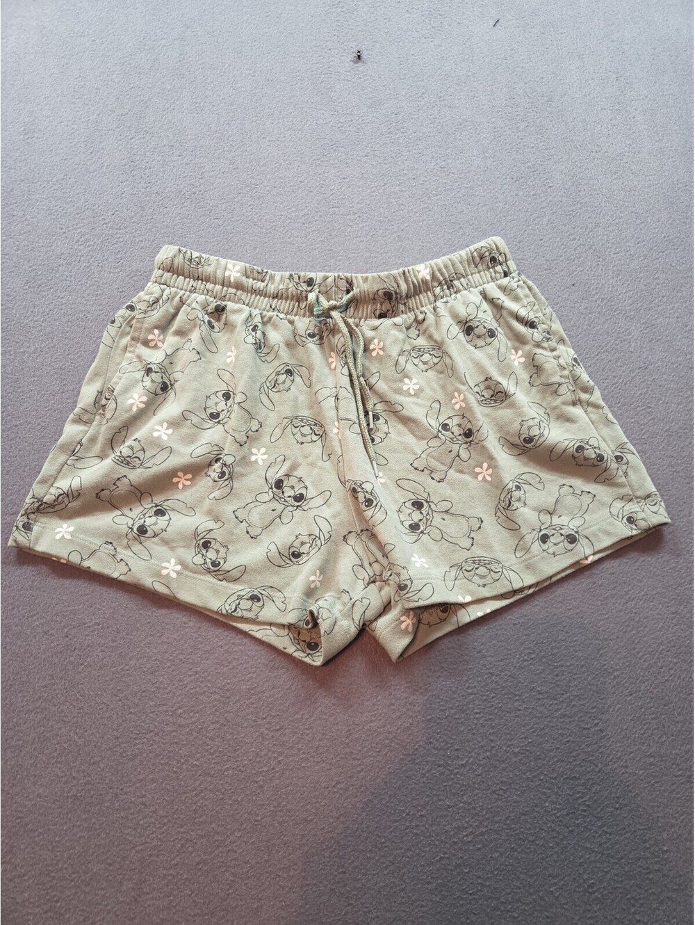 women's/juniors green khit shorts by Disney Stitch size S
